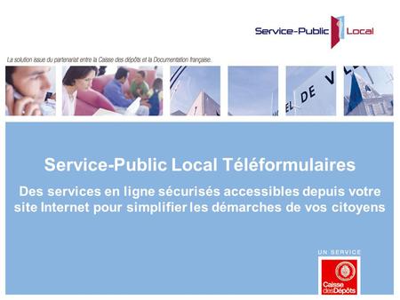 Service-Public Local Téléformulaires