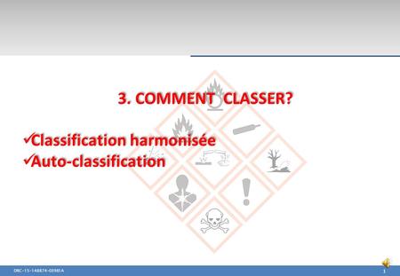 Classification harmonisée Auto-classification