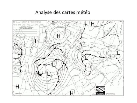 Analyse des cartes météo