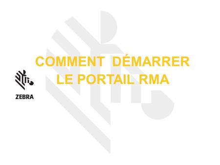 COMMENT DÉMARRER LE PORTAIL RMA. INDEX Avantages Navigation sur le Portail RMA Demande de réparation en ligne Droits Informations sur expédition Informations.