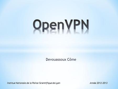 OpenVPN Devouassoux Côme
