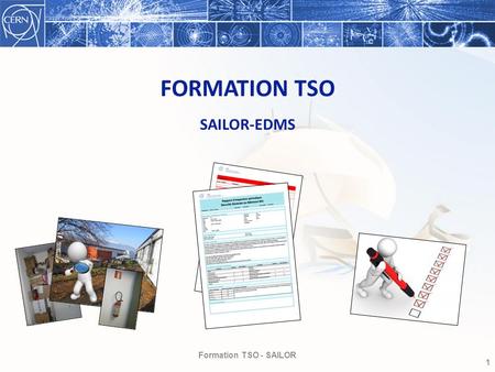 Formation Tso SAILOR-EDMS Ajouter le numéro EDMS