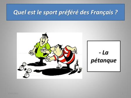 Quel est le sport préféré des Français ?