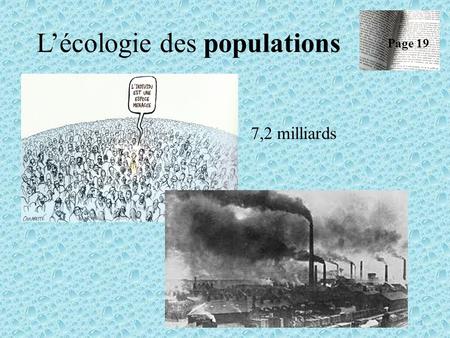 L’écologie des populations