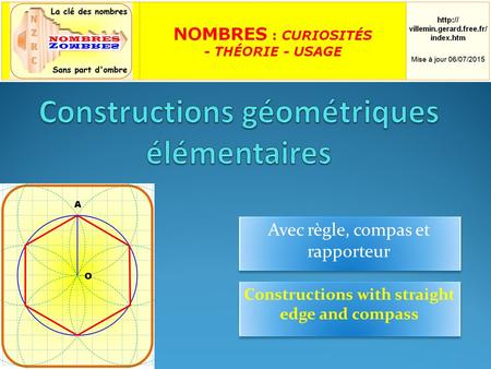 Constructions géométriques élémentaires