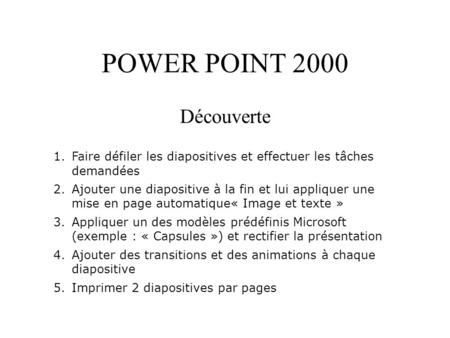 PowerPoint - Algo / Thème 1 Séquence 1 Découverte