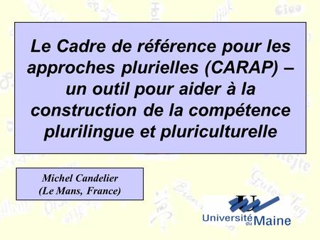 Michel Candelier (Le Mans, France)