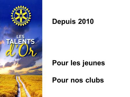 Depuis 2010 Pour les jeunes Pour nos clubs. Raphaël Sévère 2010 Emile Amoros 2011 Des lauréats.