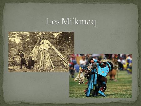 On ne sait pas si les Mi’kmaq ont des origines ici ou non. Les Mi’kmaq disent qu’ils sont ici depuis des origines MAIS ils n’ont pas de preuves historiques.