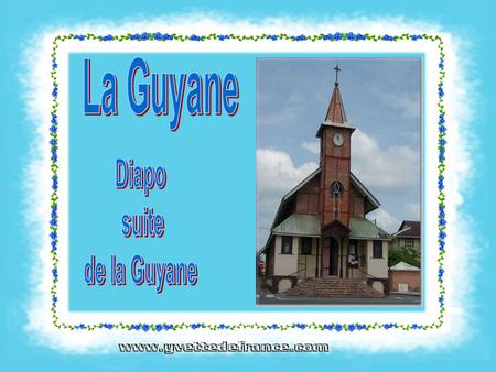 La Guyane La Guyane est un département d'outre-mer de la France, situé sur la côte nord-est de l'Amérique du Sud, bordée au.