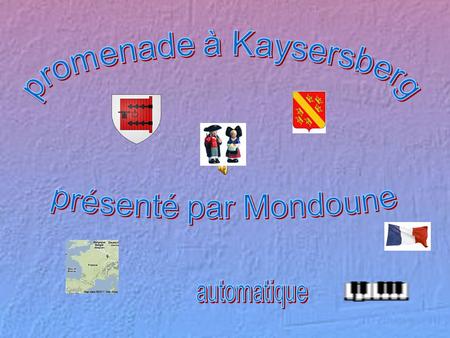 e Kaysersberg est une petite ville située au nord de la France. Elle se situe dans le département du Haut-Rhin et la région d’Alsace. Elle appartient.