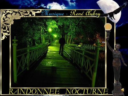 RANDONNEE NOCTURNE Musique - René Aubry EGLISE EN BOIS DEBOUT DE FANTOFT-NORVEGE.