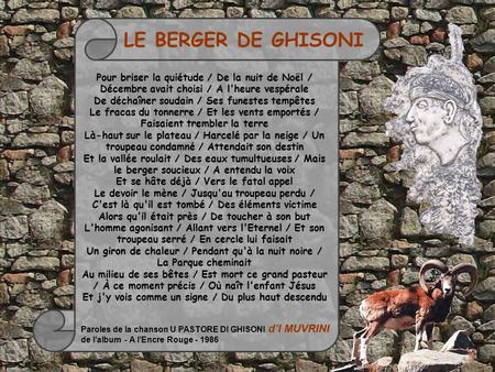 Pour briser la quiétude / De la nuit de Noël / Décembre avait choisi / A l'heure vespérale De déchaîner soudain / Ses funestes tempêtes Le fracas du tonnerre.