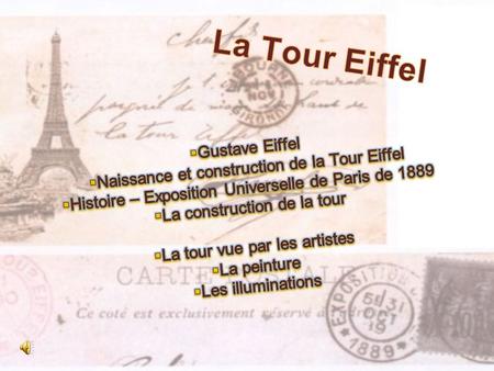 La Tour Eiffel Gustave Eiffel