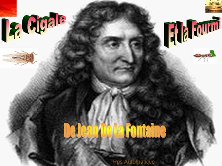 La Cigale Et la Fourmi De Jean De La Fontaine Pps Automatique.
