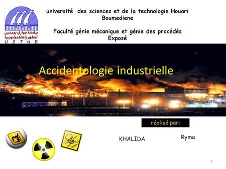 Accidentologie industrielle