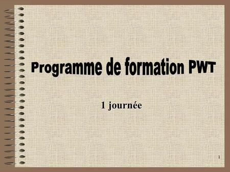 Programme de formation PWT