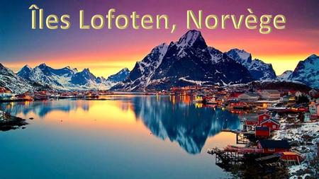 Îles Lofoten, Norvège.