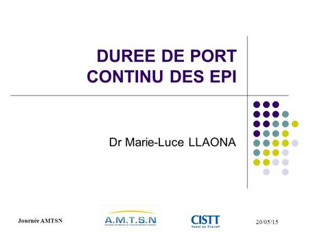 DUREE DE PORT CONTINU DES EPI