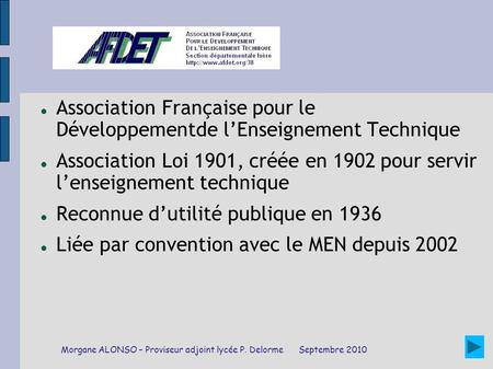 Association Française pour le Développementde l’Enseignement Technique