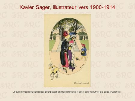 Xavier Sager, illustrateur vers