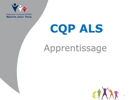 CQP ALS Apprentissage.
