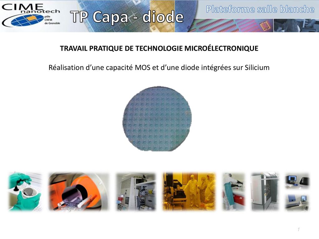 Travail Pratique De Technologie Microelectronique Ppt Telecharger