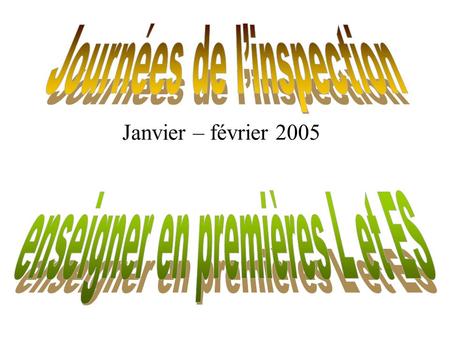 Janvier – février 2005. Programme de la journée 9h00 - 9h30Accueil - généralités (ECE, thèmes) – intendance 9h30 - 10h15Etat des lieux : réflexion collective.