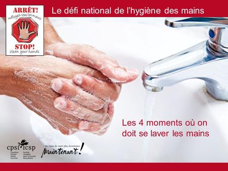 Les 4 moments où on doit se laver les mains