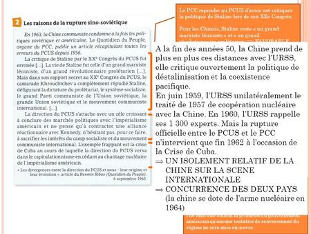 UN ISOLEMENT RELATIF DE LA CHINE SUR LA SCENE INTERNATIONALE