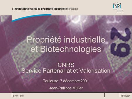 Propriété industrielle et Biotechnologies