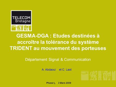 Département Signal & Communication