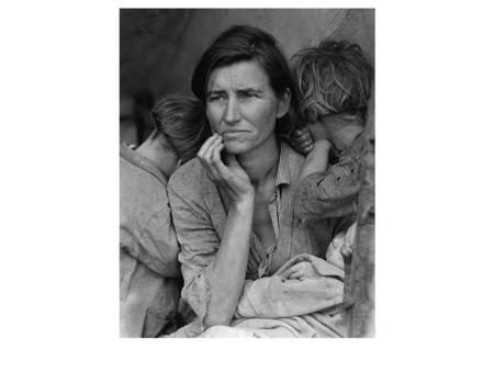 Dorothea Lange, Destitute pea pickers in California