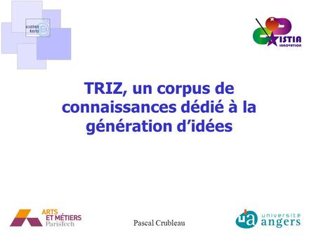 TRIZ, un corpus de connaissances dédié à la génération d’idées