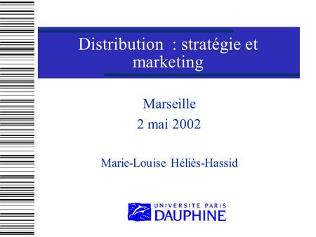 Distribution : stratégie et marketing