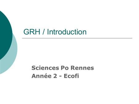 Sciences Po Rennes Année 2 - Ecofi