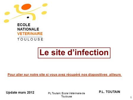 PL Toutain; Ecole Vétérinaire de Toulouse
