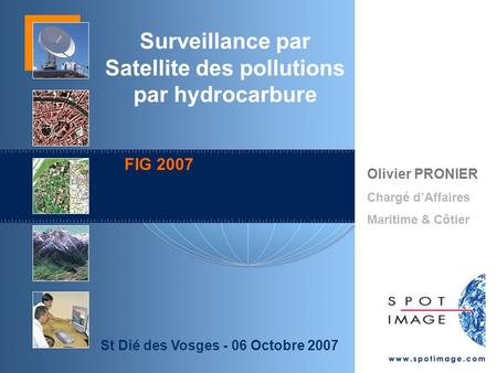 Surveillance par Satellite des pollutions par hydrocarbure