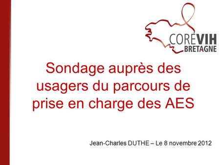 Sondage auprès des usagers du parcours de prise en charge des AES