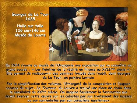 Huile sur toile 106 cm×146 cm Musée du Louvre