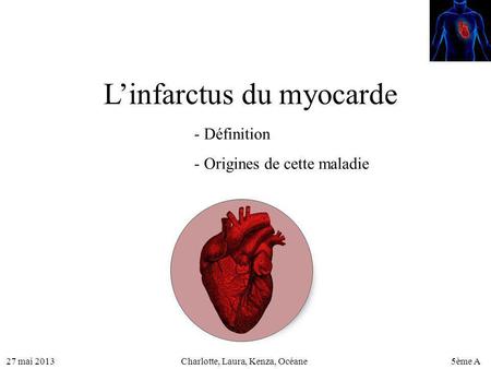 L’infarctus du myocarde