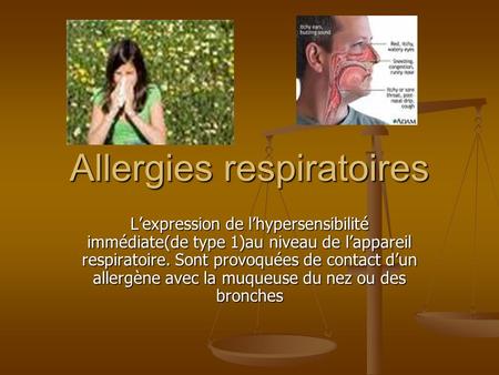 Allergies respiratoires
