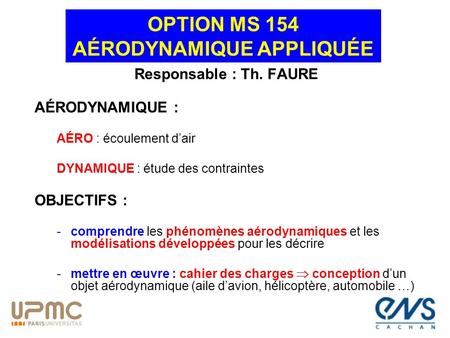 OPTION MS 154 AÉRODYNAMIQUE APPLIQUÉE
