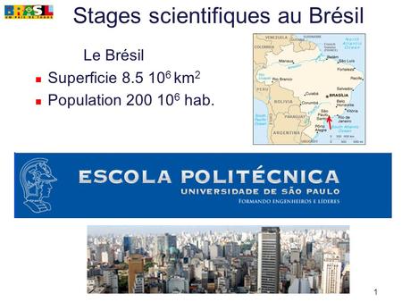 Stages scientifiques au Brésil