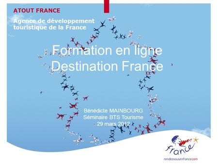 Formation en ligne Destination France