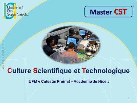 Master CST Culture Scientifique et Technologique