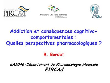 Addiction et conséquences cognitivo-comportementales :