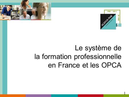 Le système de la formation professionnelle en France et les OPCA