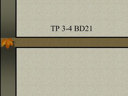 TP 3-4 BD21.