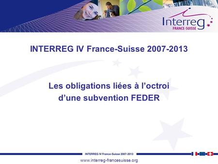 INTERREG IV France-Suisse